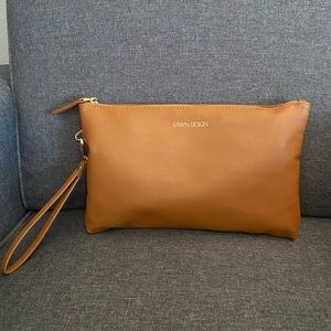 Fawn Design Brown Changing Clutch & Changing Pad